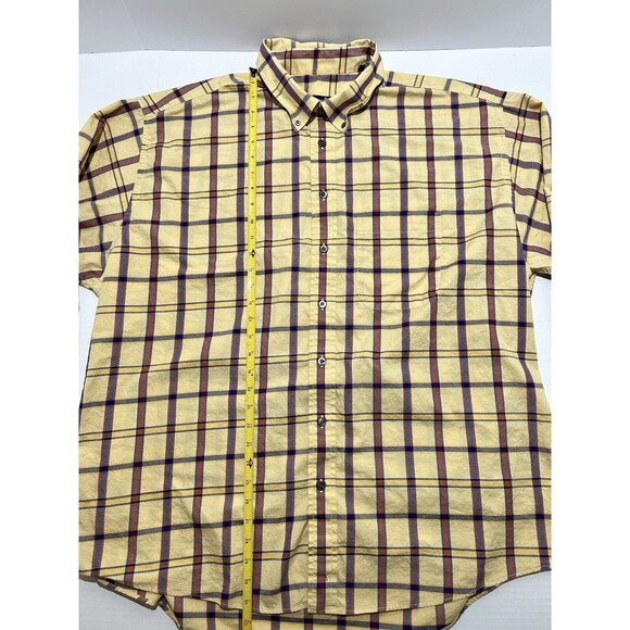 Gitman Bros. Checkered Plaid Button Down Long Sleeve Shirt Casual Size XXL 2XL - Picture 3 of 7